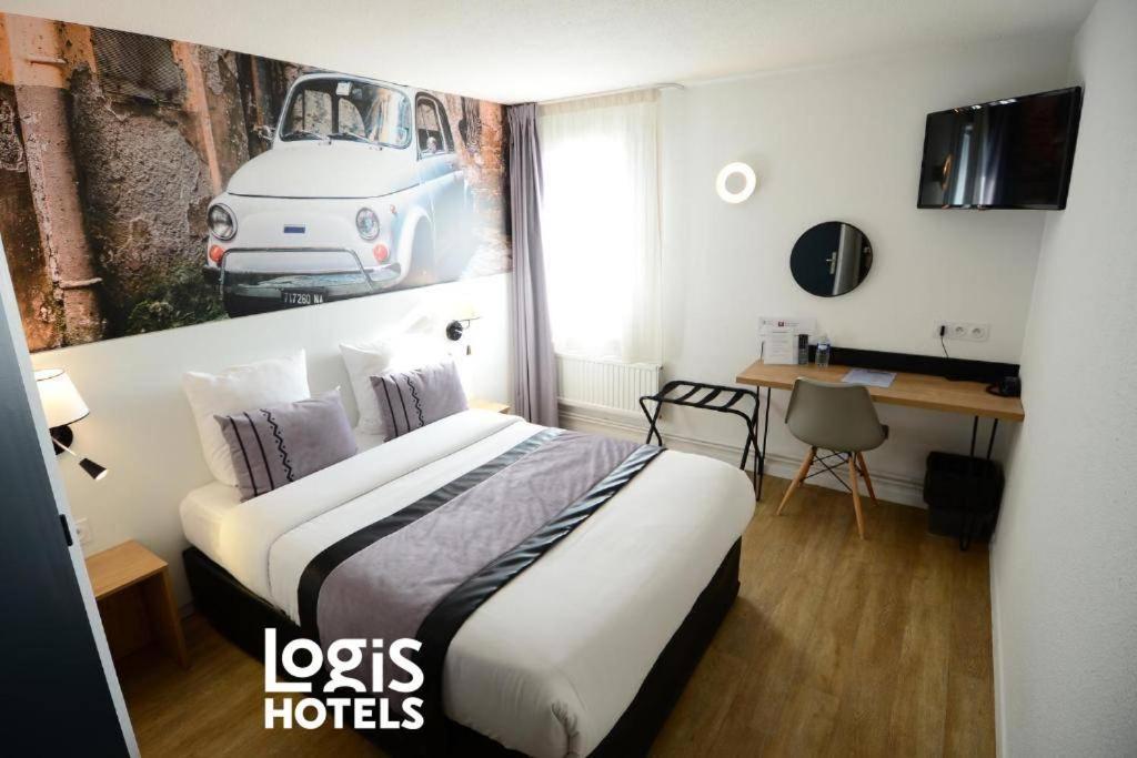 Logis Cris Hotel Et Restaurant, Lyon Sud-Est Corbas Bagian luar foto